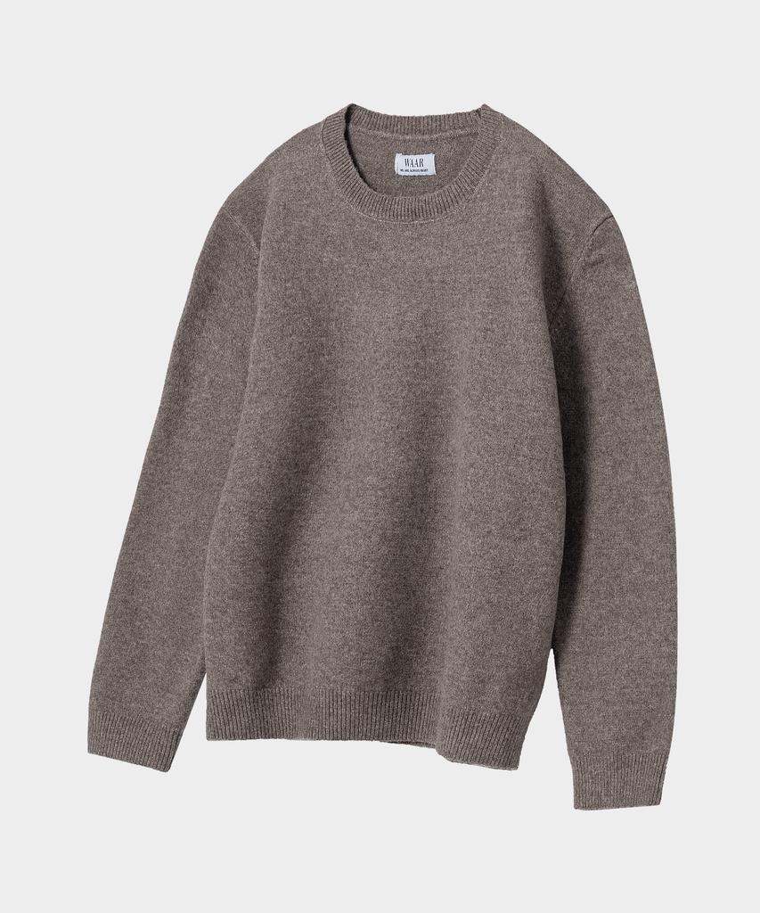 WAAR M1073 Soft Pullover Round Knit (4 Colors)