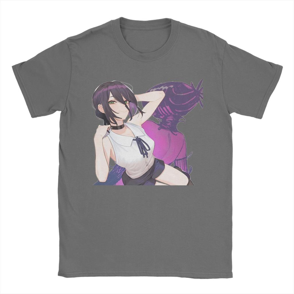 Chainsaw Man Reze T Shirt  Novelty T Shirts Short Sleeve Y2K Funny Tshirt Summer 100 Cotton Crew Neck Plus Size Top Tees