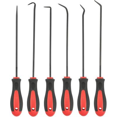 ROTATION Extra Long Набор Прецизионных Крючков и Подъемников, Набор из 6 предметов, Стержень из Хром-Ванадиевой Стали, Для Снятия Шлангов и Прокладок, Автомобильные и Электронные