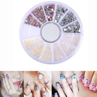 3D акриловые наконечники для украшения плоской задней части, блестящие стразы, жемчуг, бусины