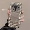 Mirror Phone Case for iPhone 16 11 13 14 for 16 Pro 12 13 15 16 Pro Max for Samsung A15 A16 A35 A55 Cute Cloud Flower Puppy Electroplated Phone Case