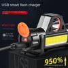 Rechargeable COB LED USB Headlamp Strong Magnetic Powerful Headlight Super Bright Waterproof Head Torch For Outdoor Fishing