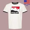 Мужская одежда Indy Car #039;s Рингер Черный Размер S3XL Унисекс Футболка