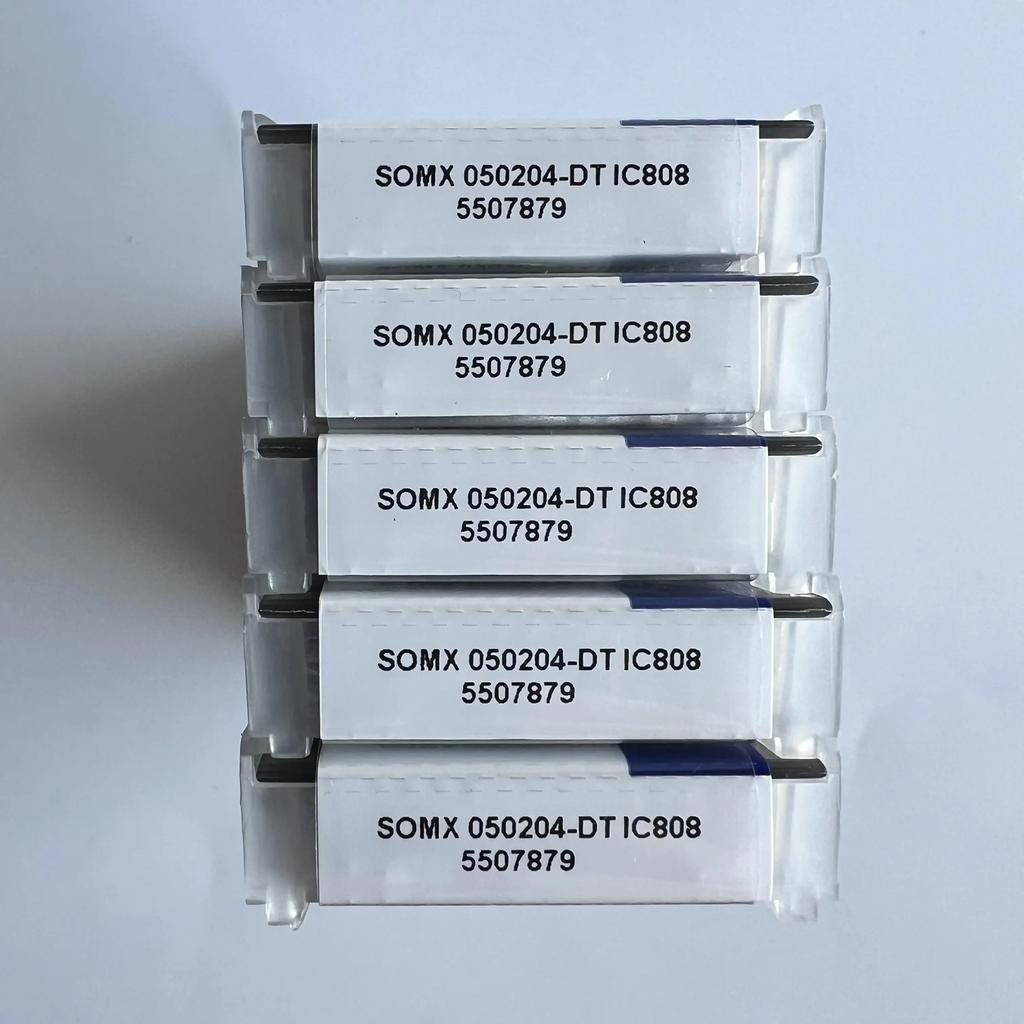 SOMX050204-DT IC808 Промышленные сменные твердосплавные пластины 10 шт.