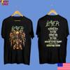 Футболка с принтом в стиле Slayer, винтажный череп, футболка метал-группы, унисекс