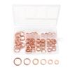 120PCS Copper Sealing Washer for Sump Plugs Water Fuel Hydraulic M5-M12