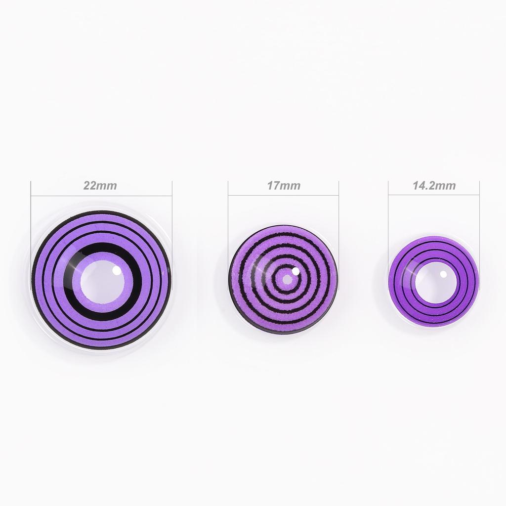 Шаринган Риннеган, контактные линзы для Хэллоуина, 22 мм, линзы для склеры, косплей, контактные линзы для глаз, 14 мм, сумасшедшие линзы для аксессуаров в стиле аниме