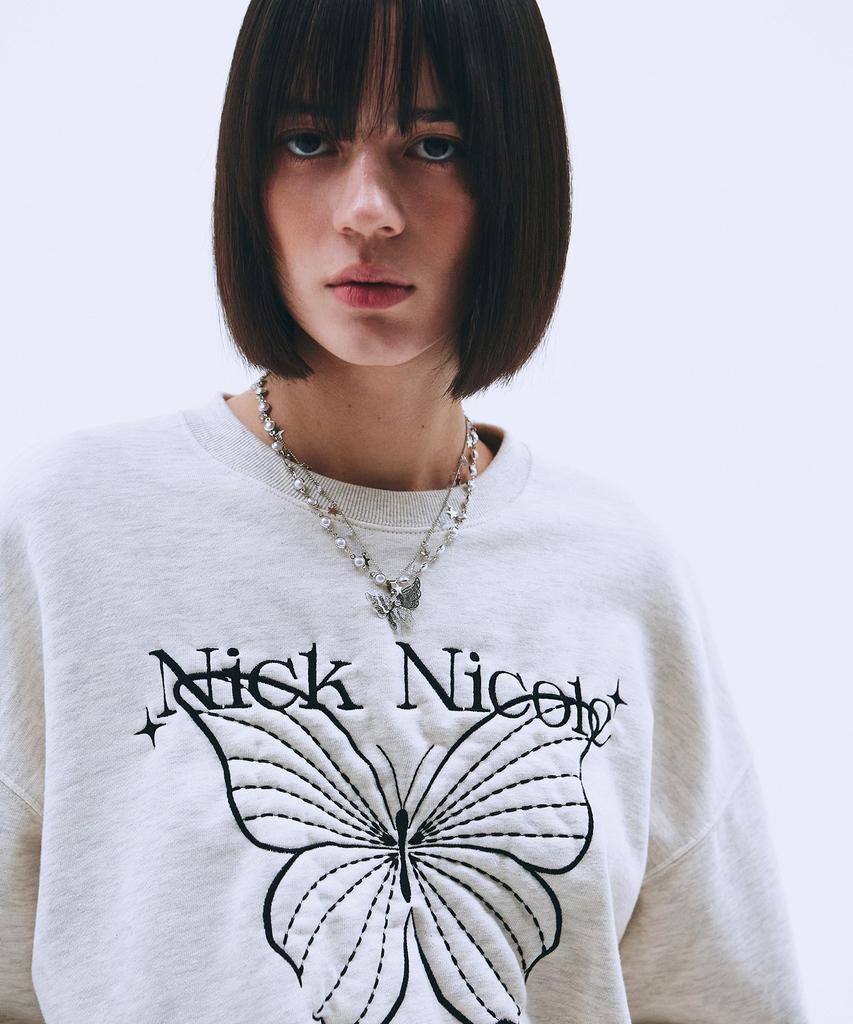 Свитшот Nigaennikol Shine Butterfly_Овсянка