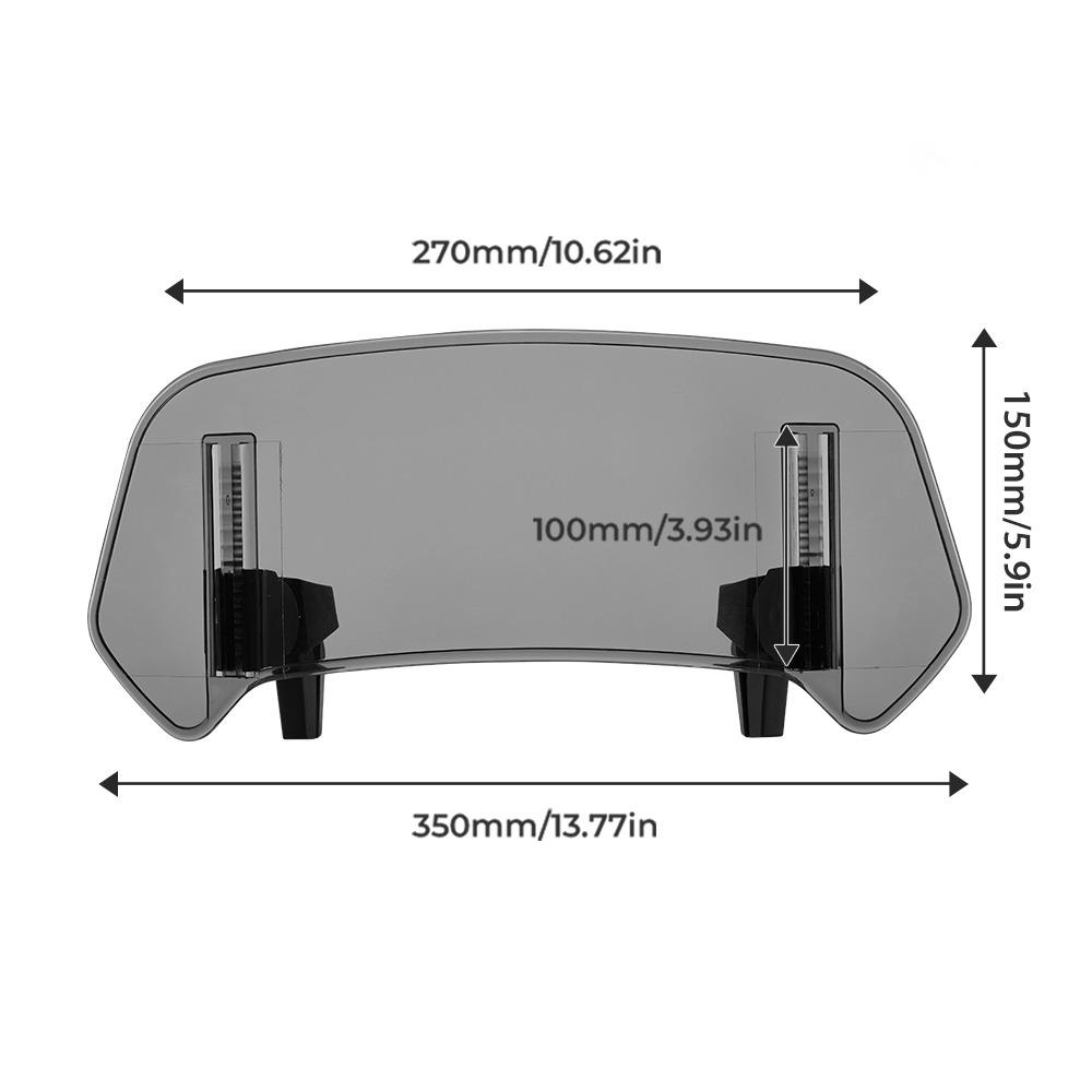 Universal Motorcycle Windshield Adjustable Angle Motorcycle Wind Screen Motorcycle