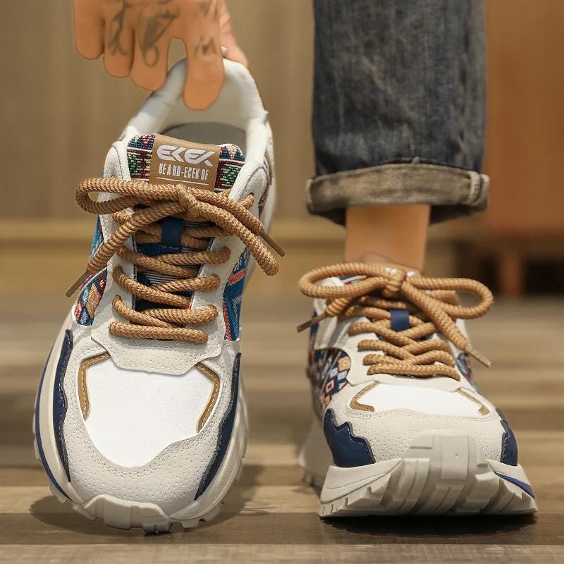 Мужская обувь Кроссовки Мужские теннисные туфли Роскошные мужские повседневные кроссовки для бега Дышащие модные мокасины Кроссовки для мужчин