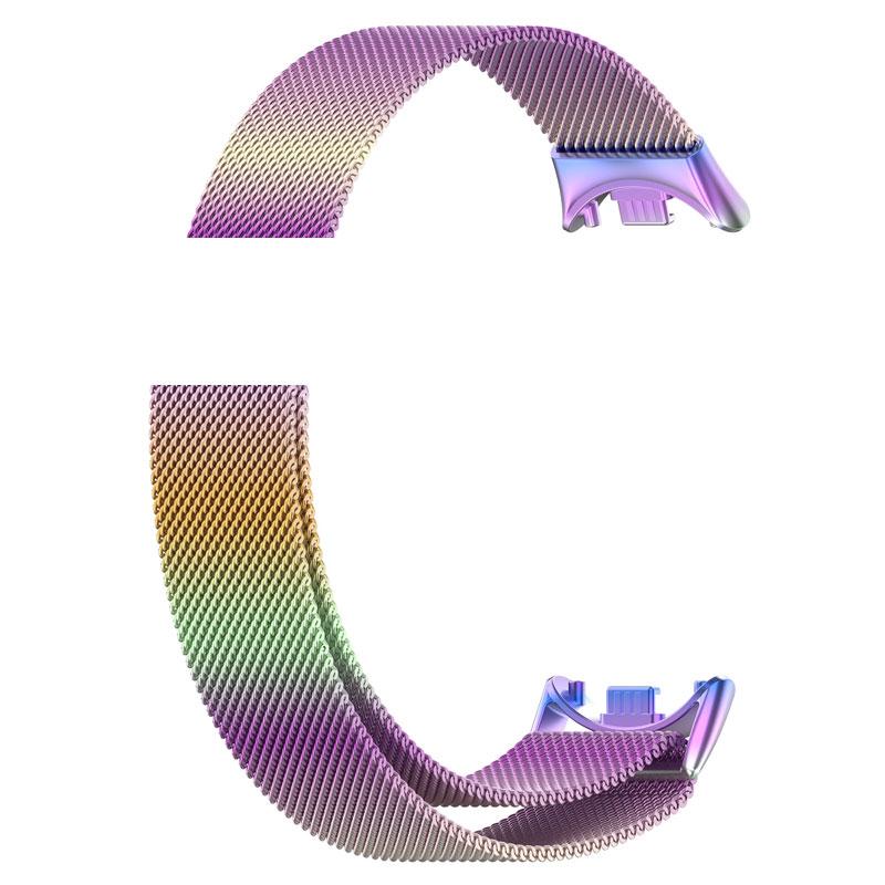 For Xiaomi Mi Band 8 NFC Milanese Loop Watchband Stainless Steel Belt Correa Miband8 Bracelet Mi Band 8 NFC Magnetic Replacement