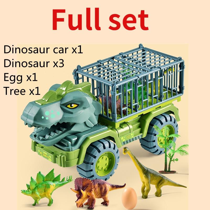 Новая детская игрушечная машинка с динозавром, большая модель инженерной машины, развивающая игрушка, транспортная машина, игрушка для мальчиков и девочек с подарком в виде динозавра