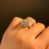 Natural Jadeite Ring, Real Shot.