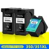 3pcs 350XL 351XL Remanufactured Ink Cartridge for HP Cartridge 350 351 XL DeskJet D4260 D4360 D4280 2 Black and 1 Color