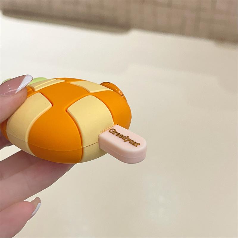 Pineapple popsicle for apple AirPods pro bluetooth wireless headset cover 1/1/1 generation silicone cute cartoon