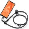 Lanyard Case for Samsung Galaxy A32 5G Shockproof Reinforced Corners Protection with Removable Lanyard Grey