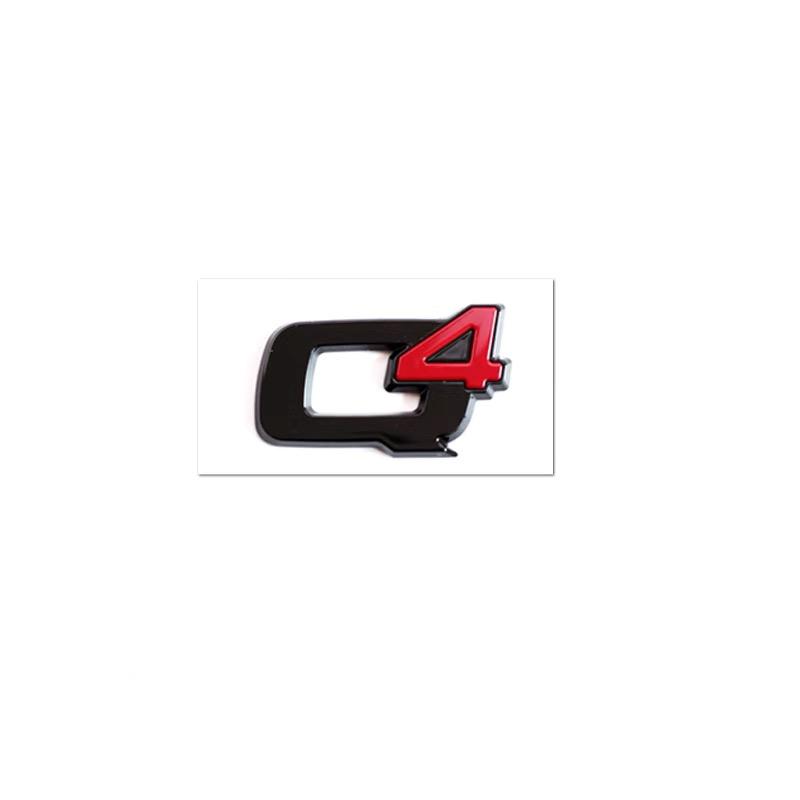 QGDM1 Q2 Q4 Giulia Giulietta Stelvio Veloce Ti Badge Emblem Car Stickers For Alfa Romeo Rear Boot Refit Trunk Label Logo Accessories