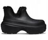 Crocs Stomp Lined Shorty Boot 210673 |M9 I Eu 42-43 I W11| Black/Black