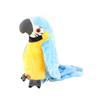 Electric Plush Parrot Toy, Talking & Recording Repeats Words, Wiggles Body & Flaps Wings, Interactive Pet Toy Gift for Kids