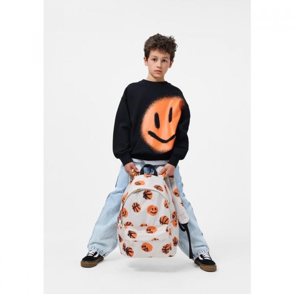 Molo 3 8 Years Sweatshirt Mar Orange Smile Akis9ts034