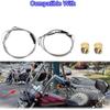 42'' Throttle and Idle Cable Set Replace 56579-02A for Davidson FXST FLST FLT XL 1996-UP Idle Cable with Elbow Fitting