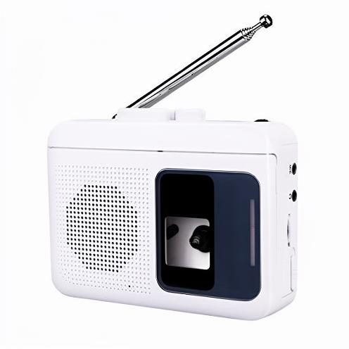 Retekess TR606 Портативный кассетный плеер Магнитофон Радиоприемник FM/AM Разъем для наушников 3,5 мм Автореверс Быстрая перемотка Вперед/Назад Воспроизведение Старых