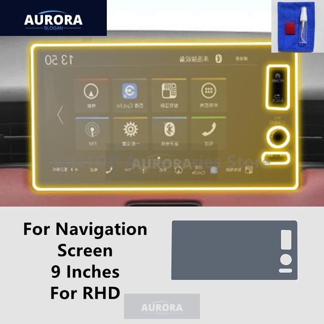 For HONDA HR-V/VEZEL 21-22 Car Interior Center Console Transparent TPU Protective Film Anti-scratch Repair Film Accessory Refit