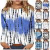Long Sleeve Shirts For Women Cute Print Graphic Tees Blouses Casual Plus Size Basic Tops Pullover