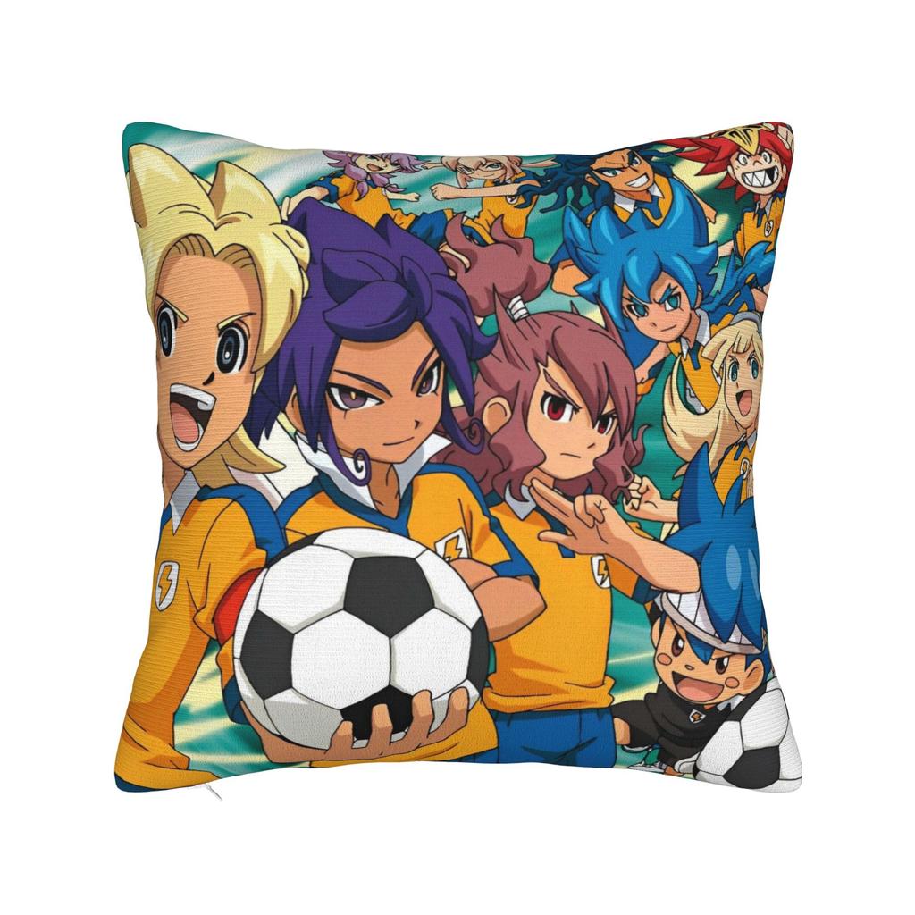 Inazuma Eleven Anime Game Pillowcase Soft Polyester Cushion Cover Gift RPG Cartoon Throw Pillow Case Cover Sofa Square
