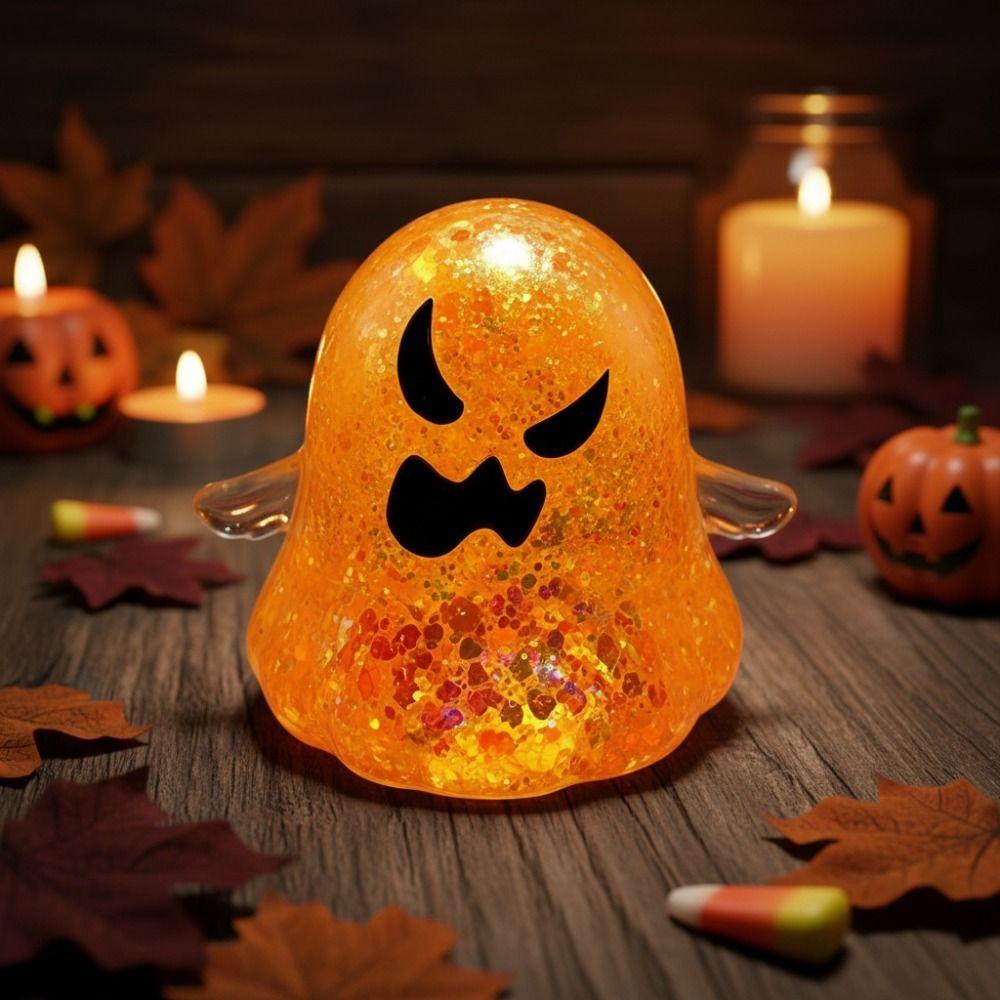 Soft Halloween Ghost Squishy Squeeze Toy Slow Rebound Fidget Squishy Toys Student
