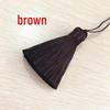 5CM Short Fat Tassel Chinese Knot Vertical Ice Silk Pendant DIY Handicraft
