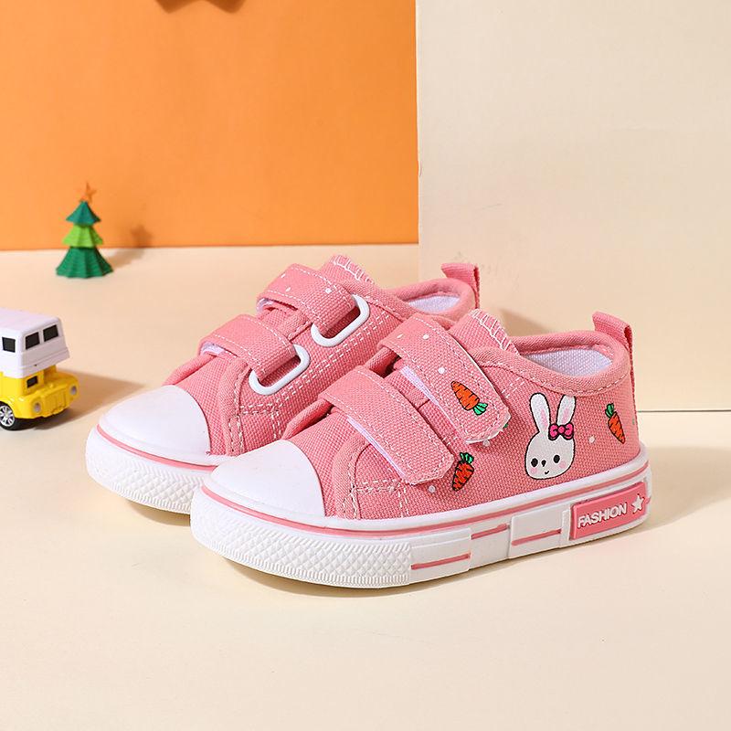 Холщовая обувь для девочек, детские одинарные туфли на мягкой подошве для детей 1–3–6 лет, детская дышащая парусиновая обувь, обувь для мальчиков, весенне-осенняя обувь