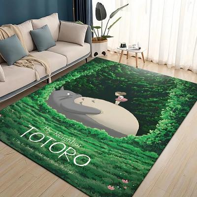 3D ковер с рисунком мультфильма Т-Тоторо, большой, ковер для гостиной, спальни, дивана, прихожей, декора, детский игровой нескользящий коврик