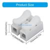 Y3NA Pack Of 20 Press Fit Electrical Terminals Connectors Suitable For Easy Wire Connection Home Circuit Upgrades