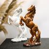 Статуя из смолы Золотая Белая Черная Фигурка Лошади Скандинавские Абстрактные Украшения Для Статуэток Для Интерьера Скульптуры Домашний Декор