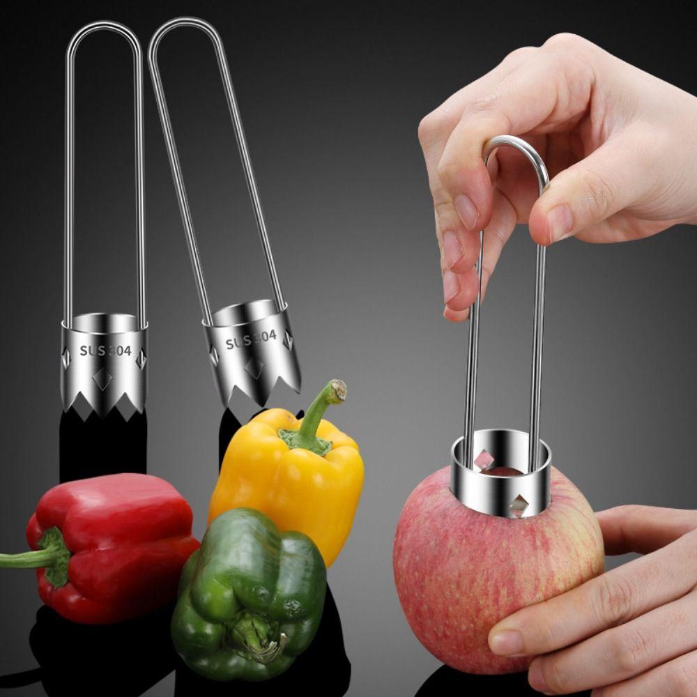 Stainless Steel Core Remover Rotating Vegetable Corer Tool Kitchen Vegetable Tools  Home Supplies