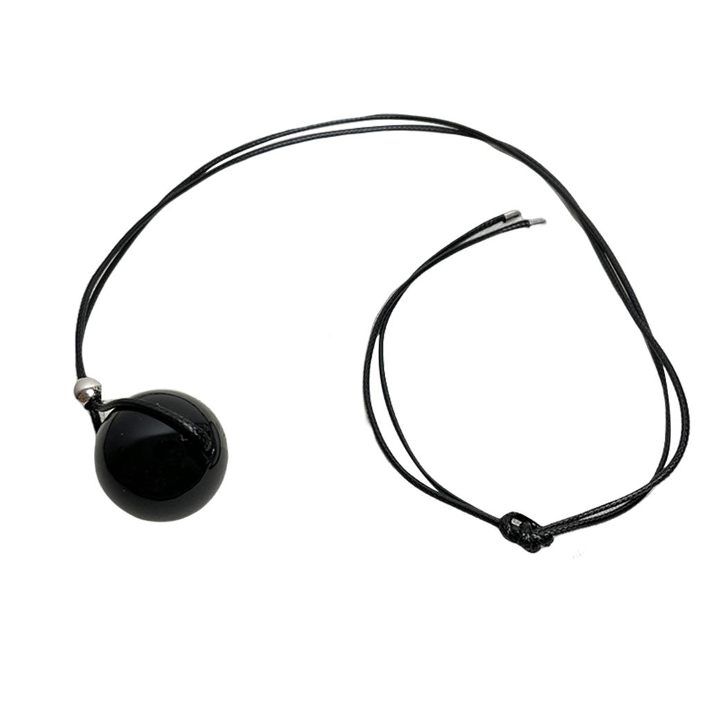 Simple Geometric Round Pendant Necklace Fashionable Sweater Chain Fashion Jewelry Accessory Present for Women and Girls