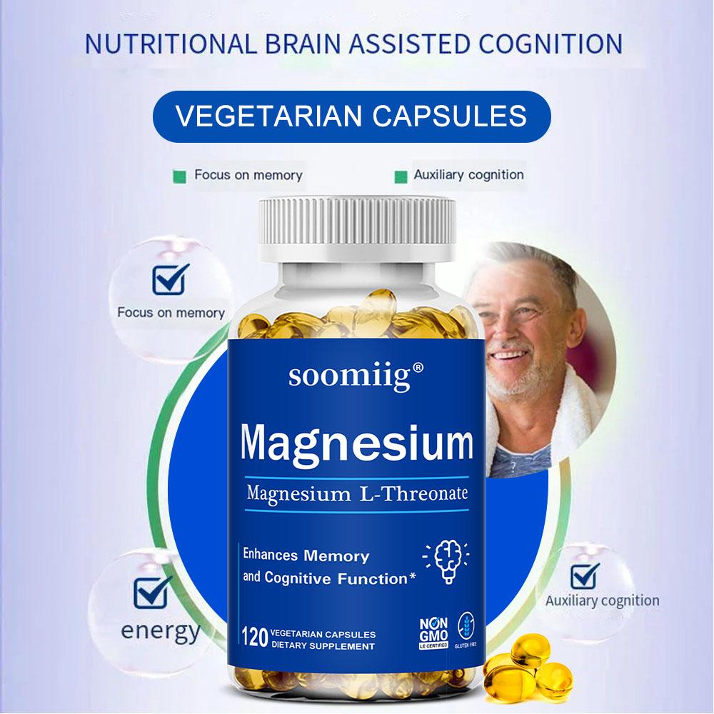 Magnesium supplements can promote brain health and improve memory 120 capsules