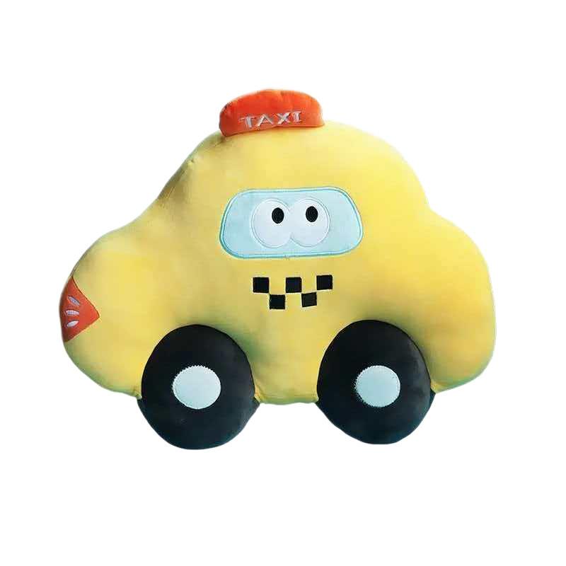 Cartoon Vehicle Plush Pillow With Pp Cotton Filling For Boys And Girls Playroom Or Gift Use