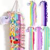 Ins Weave Rainbow Horse Baby Hair Clips Accessories Holder Princess Girl Hairpin Hairband Storage Pendant Jewelry Wall Ornaments