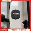 4 шт., защитная крышка для дверного замка автомобиля из АБС-пластика, наклейка для Kia Rio 5 Mohave Morning Rondo 7 Carens Koup Optima