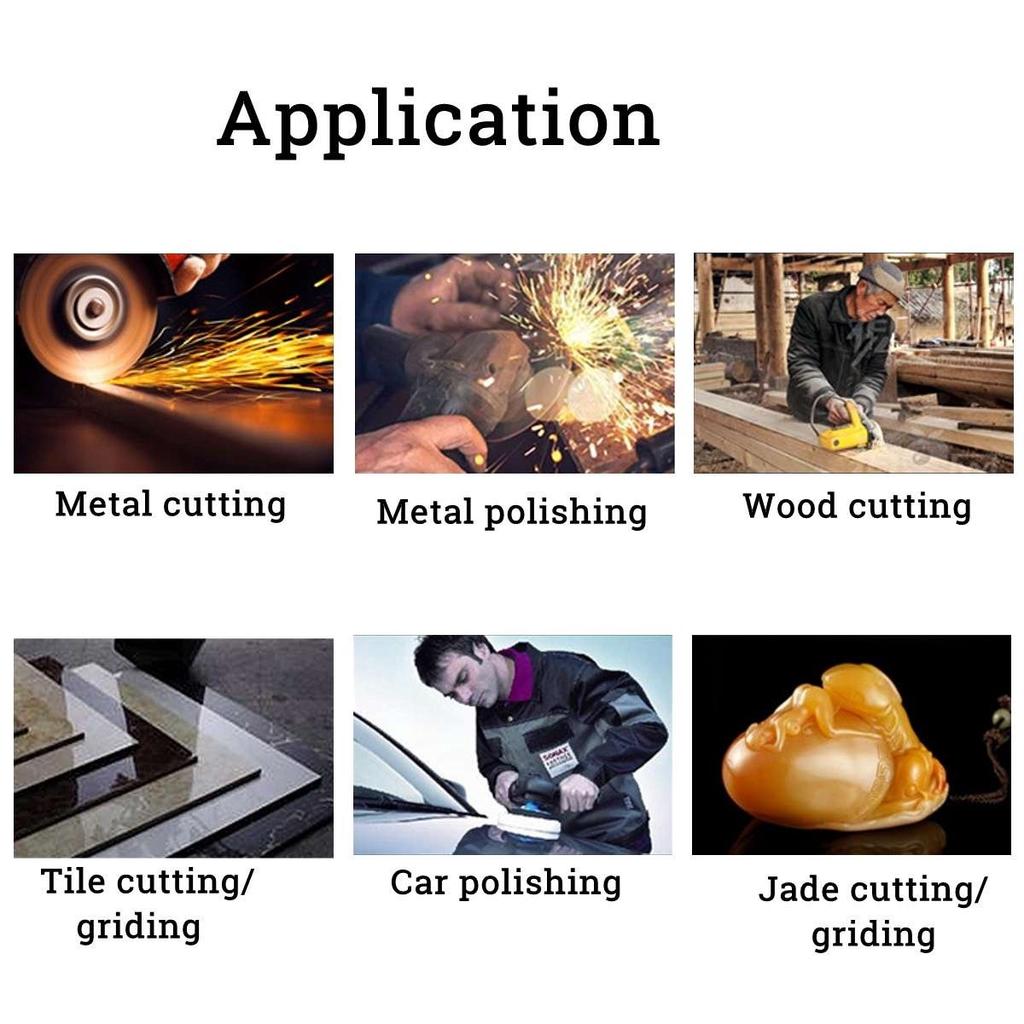 125mm/100mm Brushless Cordless Impact Electric Angle Grinder Power Tools Polishing Grinding Cutting Machine for 18V Battery