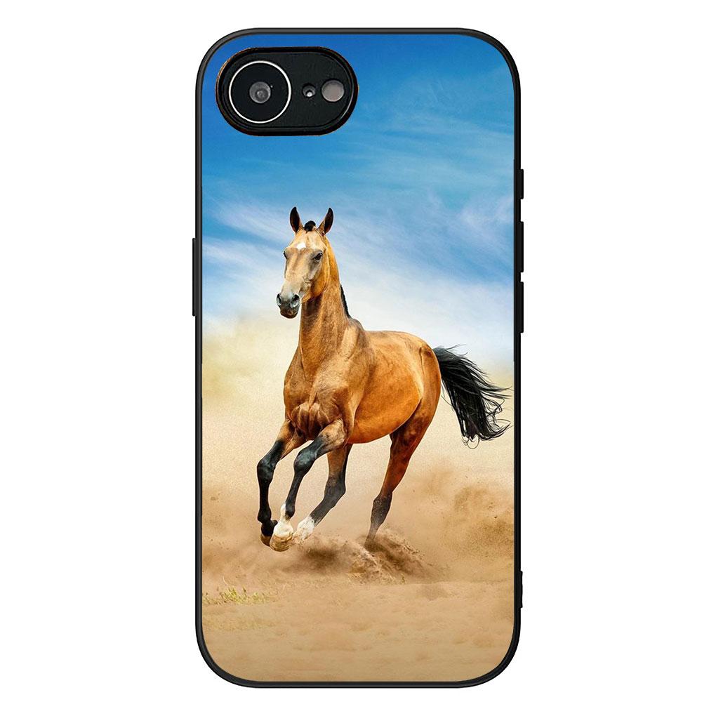 Soft Cover for Motorola Moto G86 G14 G35 G34 G45 G55 G64 G75 G85 G24 G15 G54 G57 Power Coque Phone Case Wild Free Running Horse