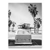 Beach Camper Van Surfing Ocean Landscape Wall Art Palm Tree Surfboard Canvas Painting Home Room Decor Poster Prints