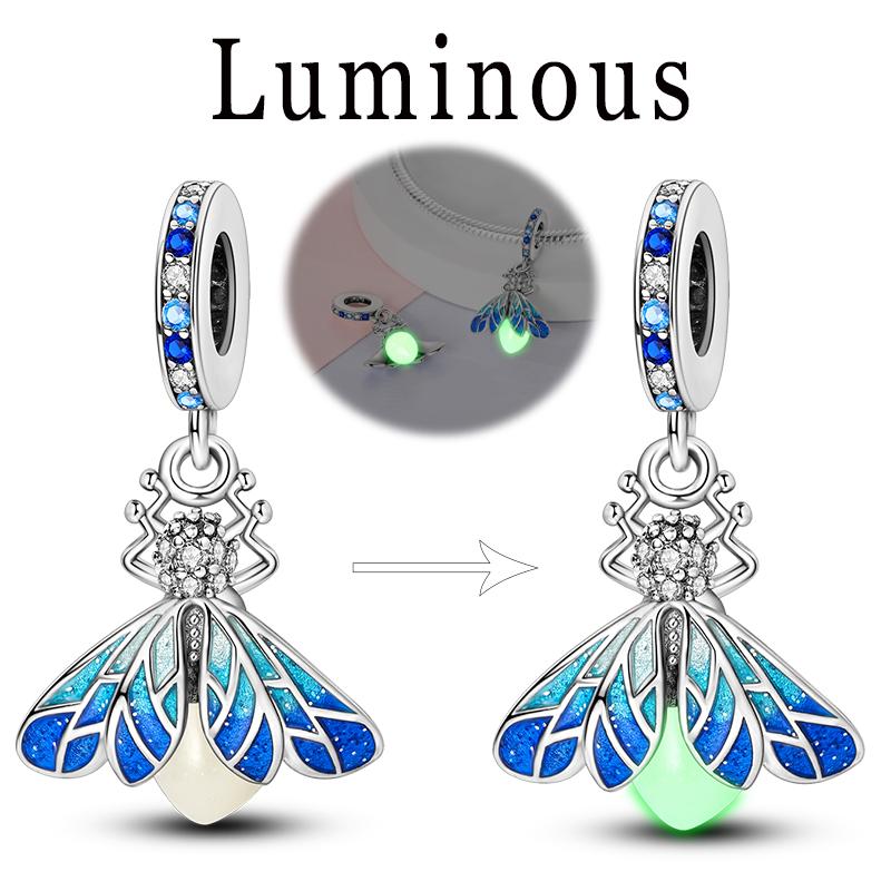 Silver Plated Dangle Charms For Woman Fit Bracelet Pendants DIY Fashion Jewelry Gift