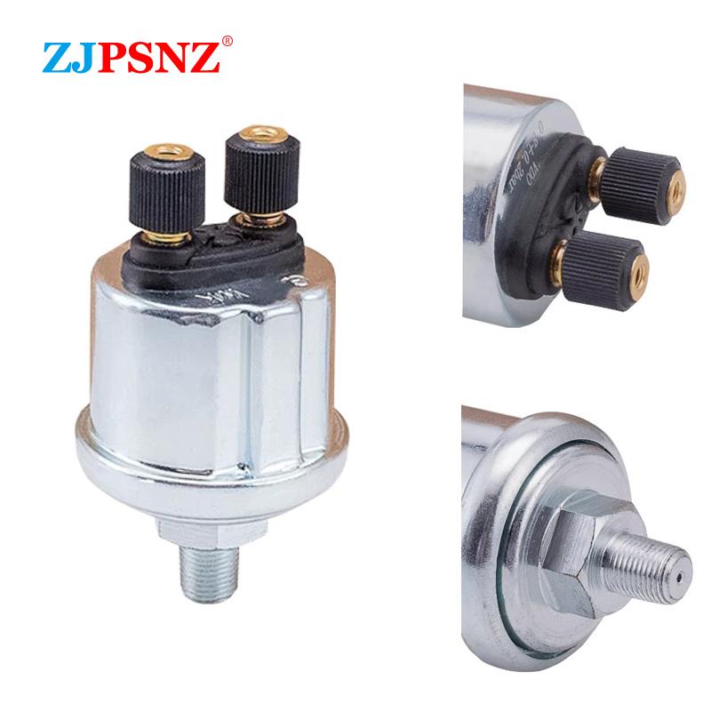 Датчик давления масла VDO 1/4NPT 1/8NPT 10MM 13MM Универсальный 0-10 Бар Нержавеющая сталь Резьбовая пробка Датчик давления с сигнализацией Универсальный