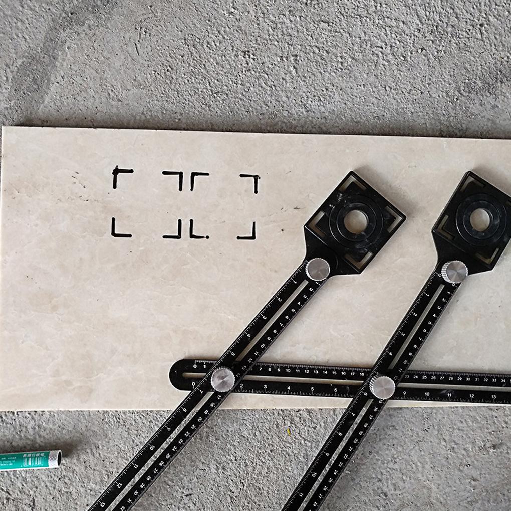 Drill Opening Tile Hole Locator Glass Fixed Angle Measuring Universal Glass Positioning Fixed Punching Template Tools