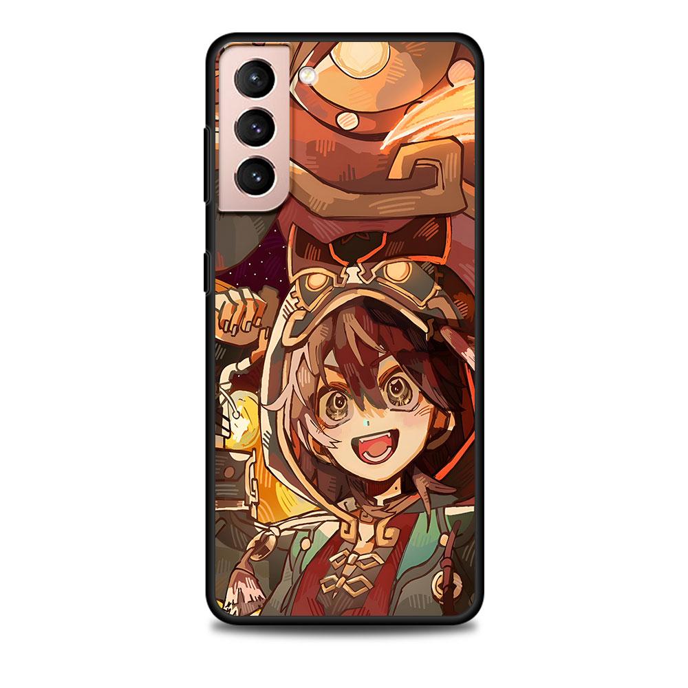 Чехол Gaming Genshin Impact для Samsung Galaxy S23 S21 S22 S20 FE S9 S10 S24 Ultra S10e S9 Plus, мягкий черный чехол-бампер из ТПУ