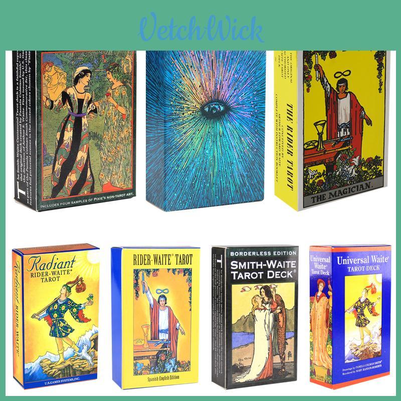 Изысканная колода Таро Райдера-Уэйта-Смита с яркими иллюстрациями Prisma Visions