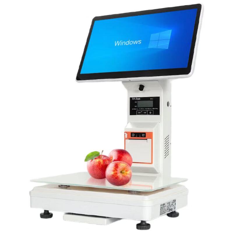 Hamilton AI Smart All-in-One POS Scale System CN plug (adapter included)
